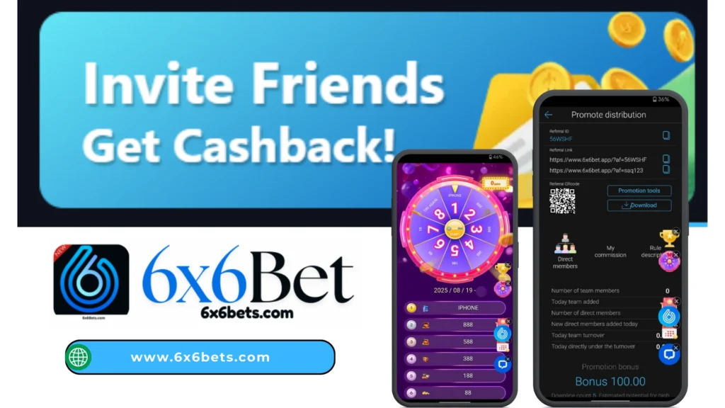 6x6bet invite Friends